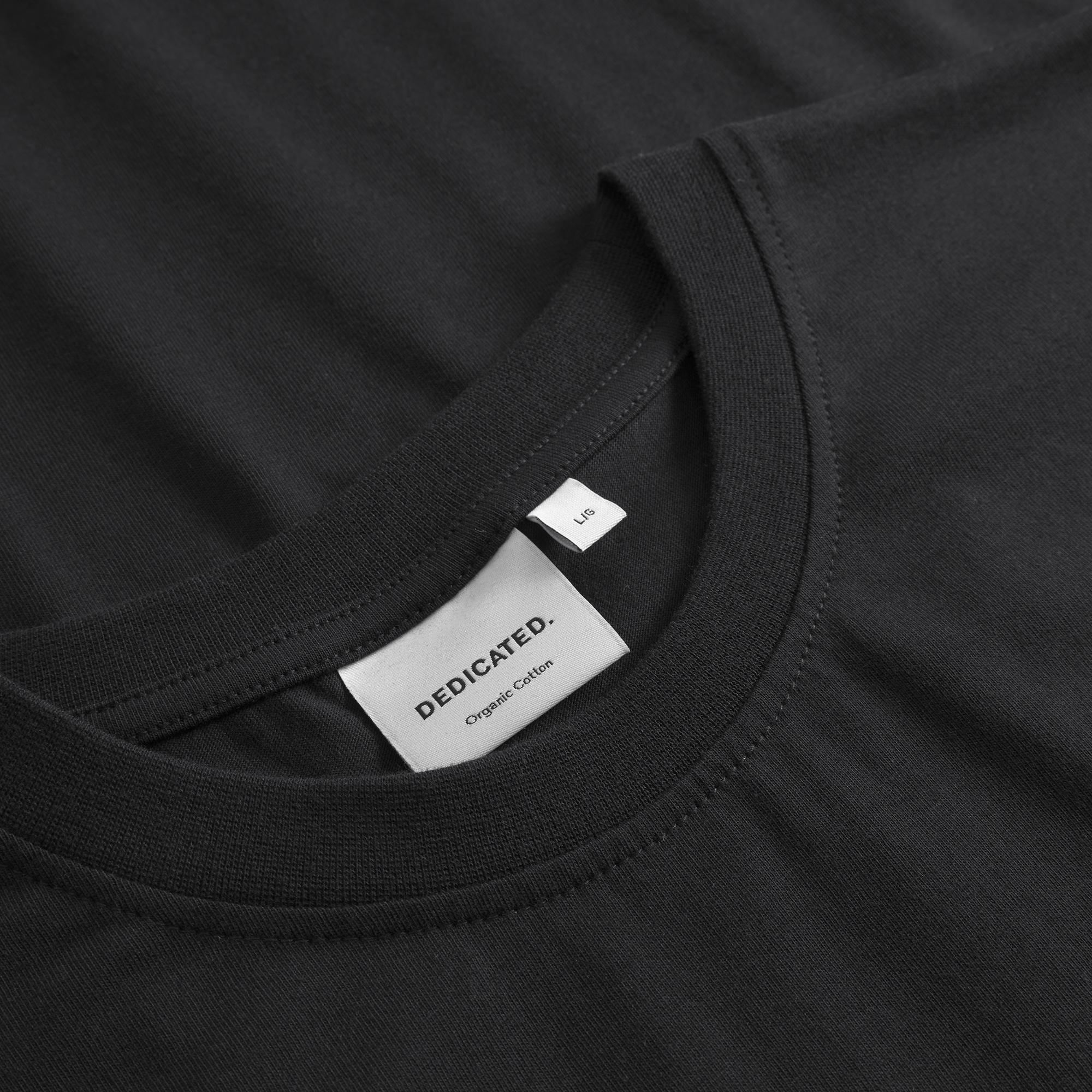 Dedicated Stockholm Wonky Bike T-Shirt Bio Baumwolle Shirt schwarz